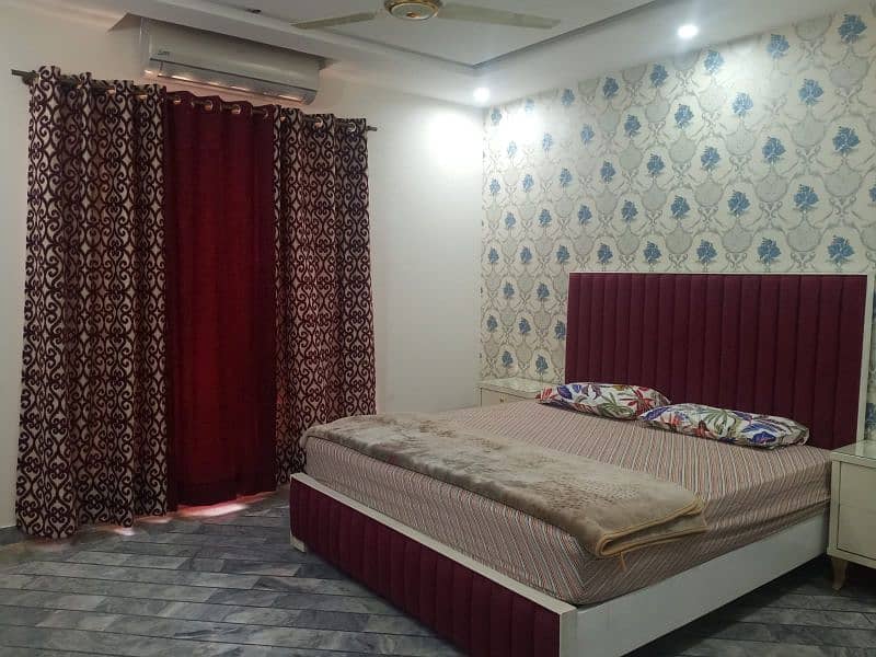 fully furnished house(daily weekly monthly) in johar town Lahore 14
