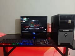 Gaming PC with led tv