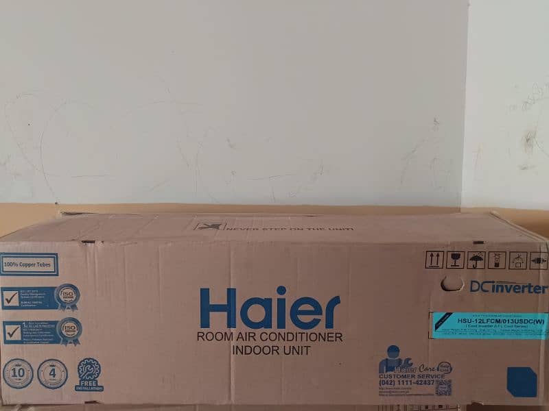 Haier Split AC DC Inverter 1 Ton only 6 Month Used 7