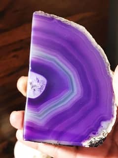 vintage Agate stone purple aqeeq