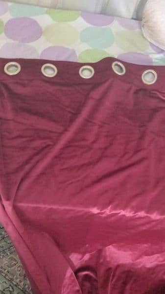 2 curtains and 4 cushions for sale 1