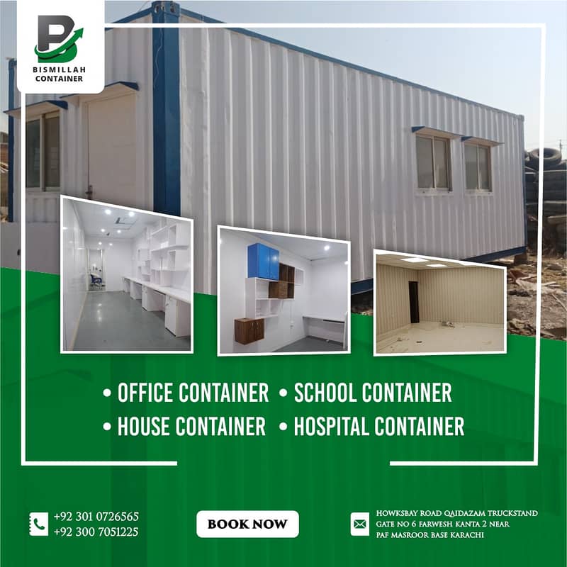 Office container/ Prefab Homes / Porta Cabin / Cafe Container 0