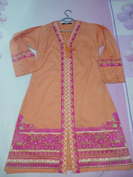 Khaadi brand new kurta with bell bottom trozer 1