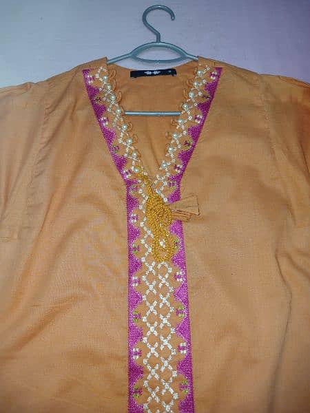 Khaadi brand new kurta with bell bottom trozer 2