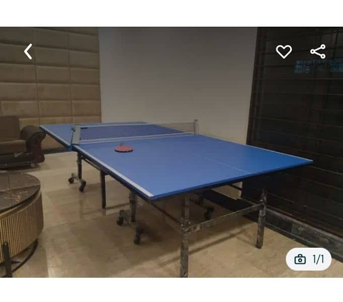 A good condition table for table tennis 0