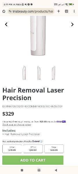 Tria Beauty Hair Removal laser precision 2