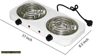 2 electric stove