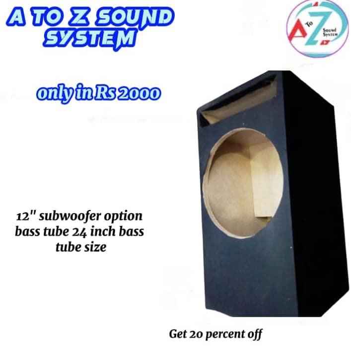 12 inch subwoofer option chipboard Price 2000 0