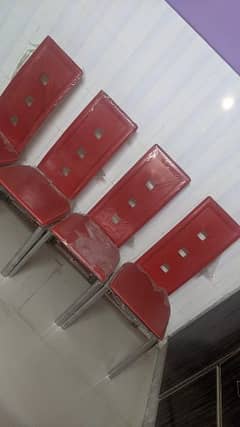Red Leather chairs for sale