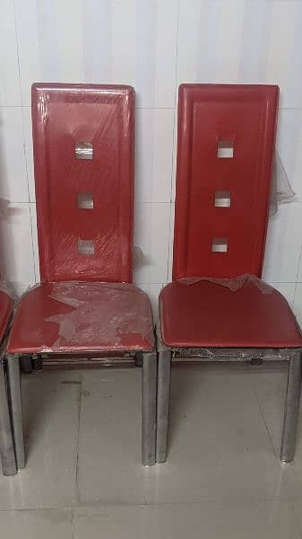 Red Leather chairs for sale 3