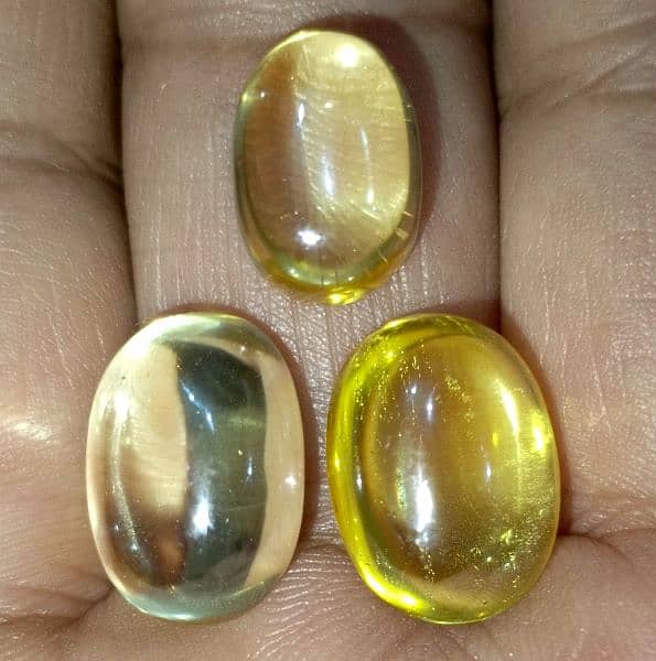 Pukhraj Topaz Natural Stones etc 5