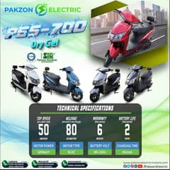 Pakzon Electric Scooty PES-70D 2024 Model