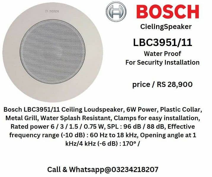 Bosch ceiling speaker 0