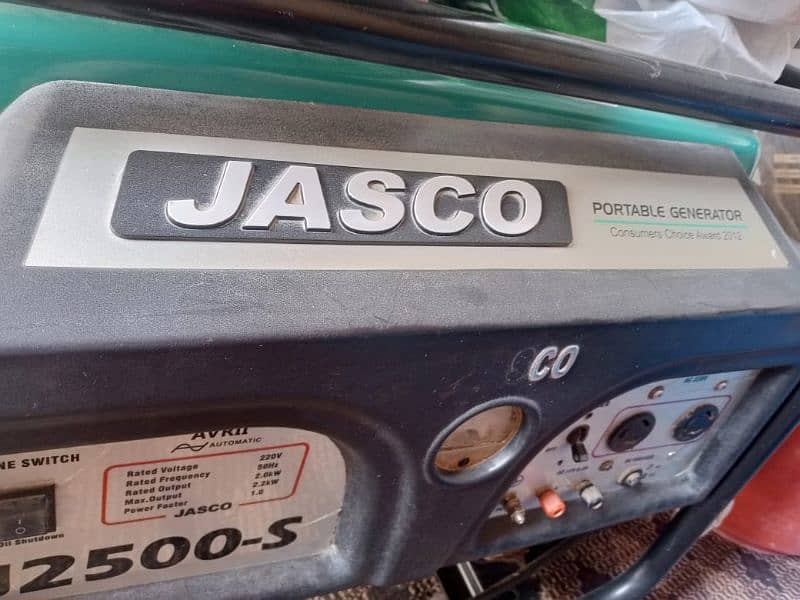 JASCO ,J2500-S Rated output 2.0 KW ,Max rated 2.20 KW 1