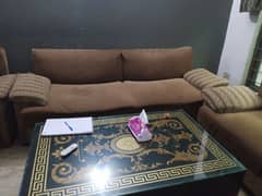 7 seatr sofa set in neat condition with strong structure