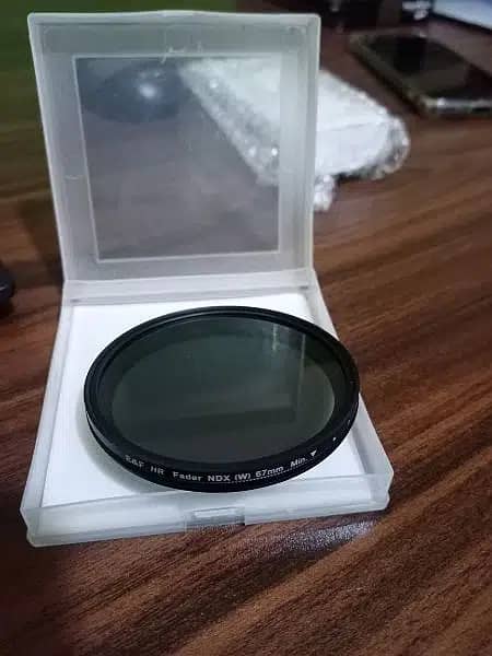 NDX 67mm camera lense filter, almost new, never used 2