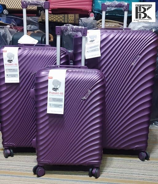 Unbreakable Luggage Bags/Suitcases/Trolley Bags/Attachi  3pic/4pic 12