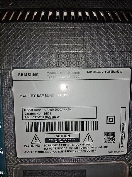 LED 40 INCH, Samsung no android 1