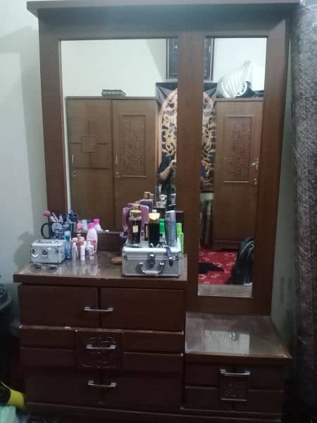 2Door divider LED penal and Dressing table 1