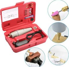 Mini grinder+drill machine set for craft works