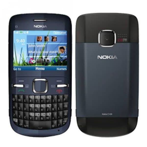 Nokia C3-00 Original With Box Single Sim PTA Approved 2.4 Inch Display 0