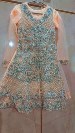 full heavily embroidered dress
