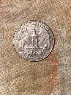 liberty Quarter dollar 1966