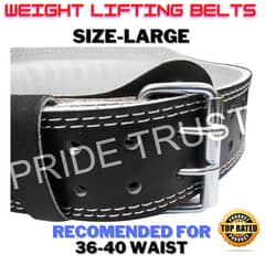 Best Quality Weight Lifting Belt - Gym Belt - Fitness - 4 Inches 0