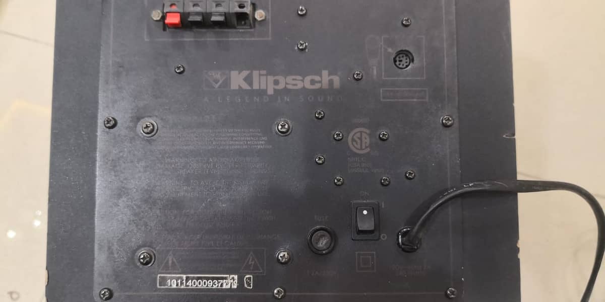Klipsch ProMedia 2.1 THX Speaker System 110v Black 5