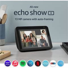 Amazon Echo Show 8 HD  and apple tv 4k