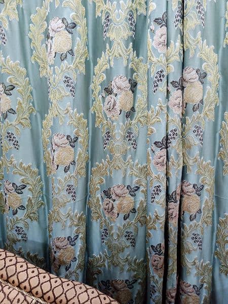 Eight Banarsi Jacquard curtains. . Price can be negotiable 0