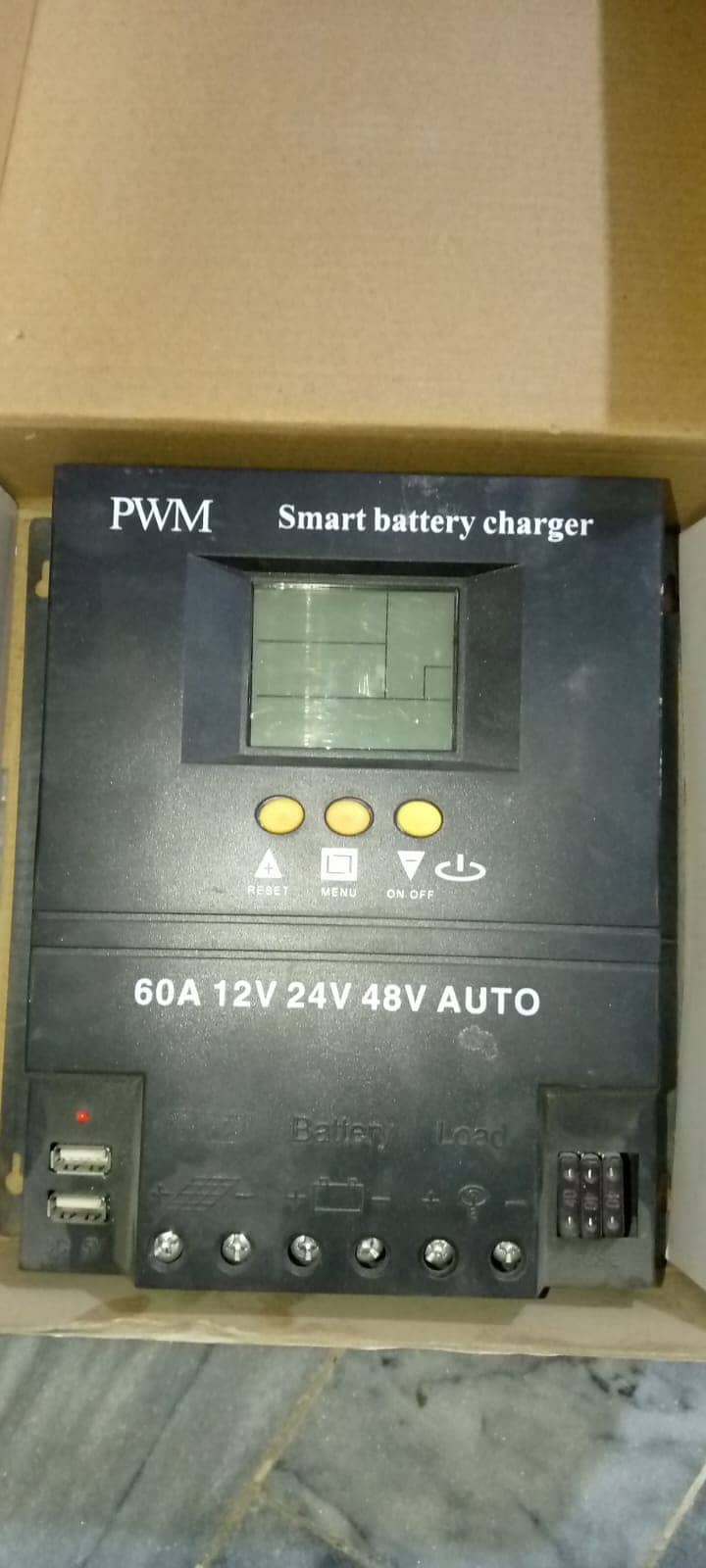 SUNYIMA 24V/12V/ 48v PWM Solar Charge Controller 60A 0