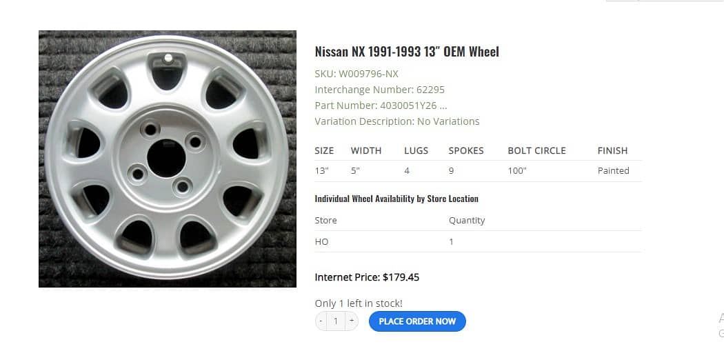 Special Alloy Rims for Sale 1