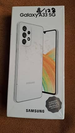 Samsung A33 5G 08/128GB Box Pack. Delivery all over Pakistan