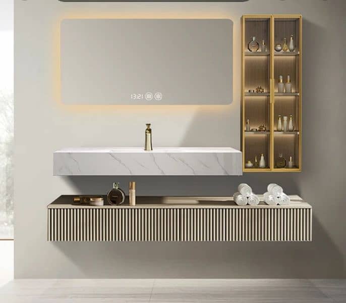 Vanity/Basin/Commode/LED/Shower set/Bathroom accessories/Porta 6