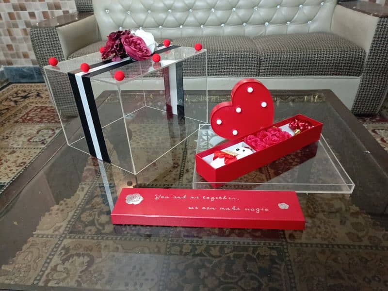 Premium Quality Acrylic Gift boxes ( 03021466006) 1