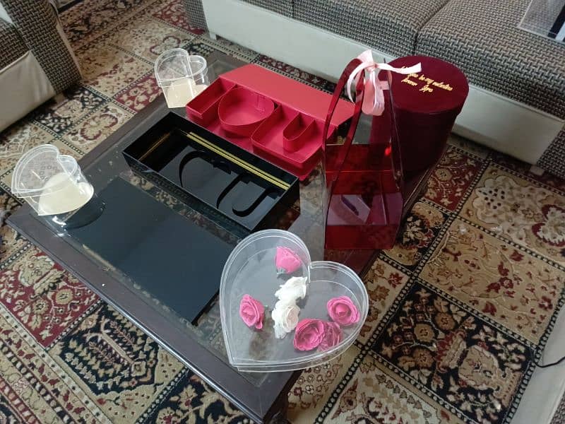 Premium Quality Acrylic Gift boxes ( 03021466006) 2