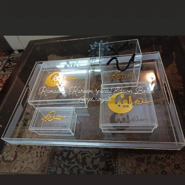 Acrylic Gift Boxes ( 03021466006) Whatsapp for details 2