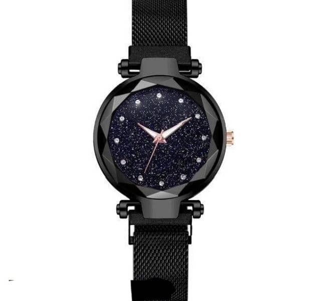 Ladies Stylish Black Watch 0