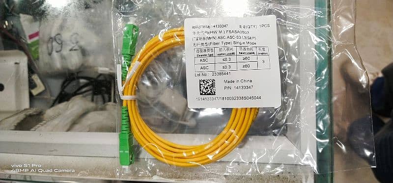 Flash Fiber Patch Cable 3m Length. 0