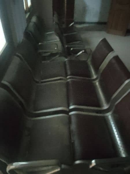 SOFA CHAIR ( stainless steel ] 3 seater 3