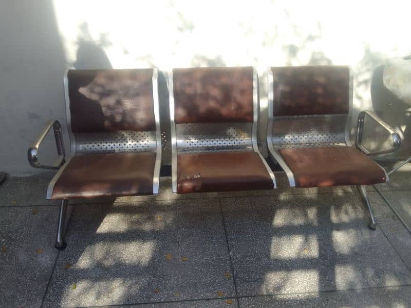 SOFA CHAIR ( stainless steel ] 3 seater 0