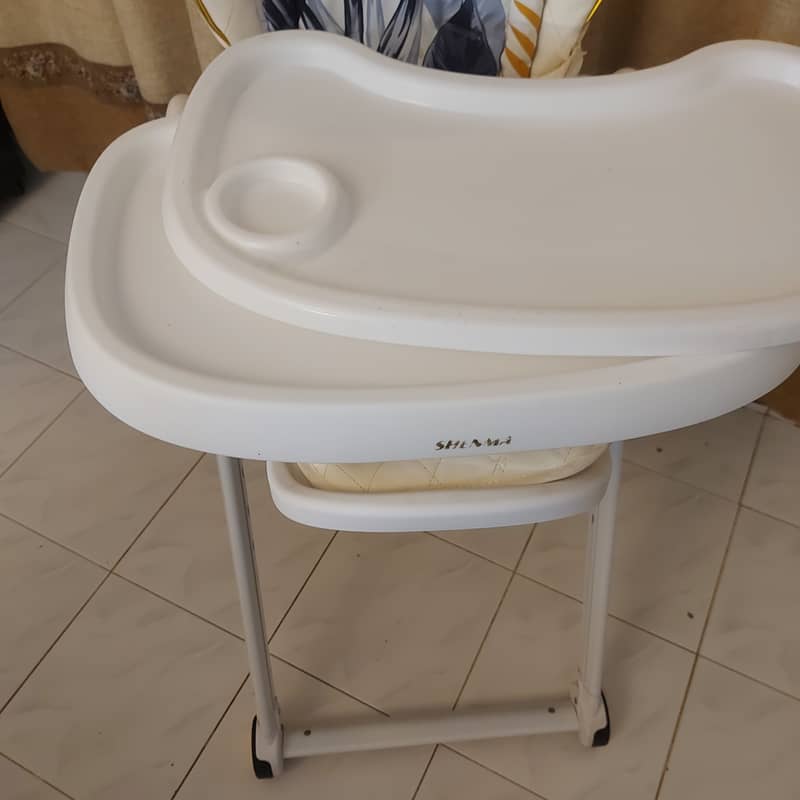 baby high imported  chair adjustable seat adjustable tray 2