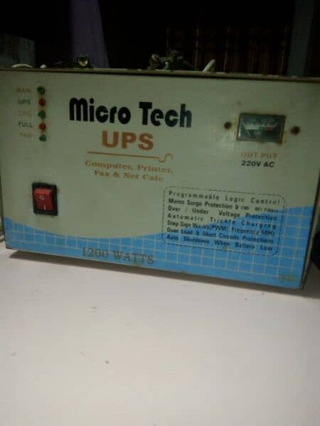 Micro Tech 1200watt Pure Copper Winded Ups 0