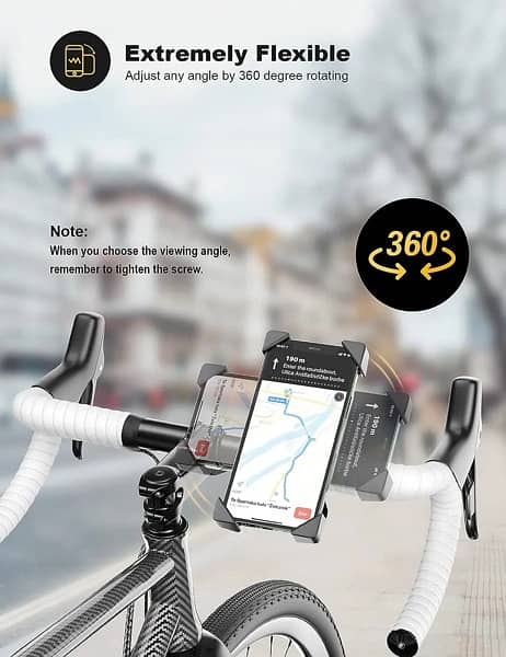 GREFAY Bike Phone Mount Universal Bicycle Cell Phone Holder 7