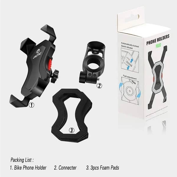 GREFAY Bike Phone Mount Universal Bicycle Cell Phone Holder 8