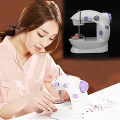Electric Mini Sewing Machine Home Hand Machine Lock Stitch With Light