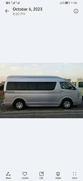 hiace Grand cabin Rent Booking services 1