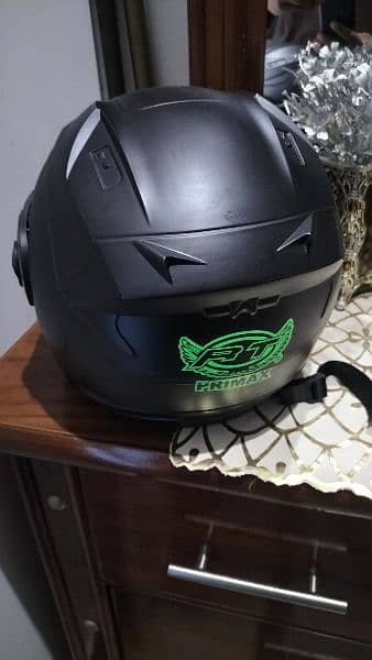 RT Primax half Stylish helmet for bike
Medium size with Black mirror 1
