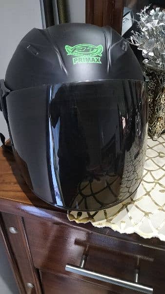 RT Primax half Stylish helmet for bike
Medium size with Black mirror 3